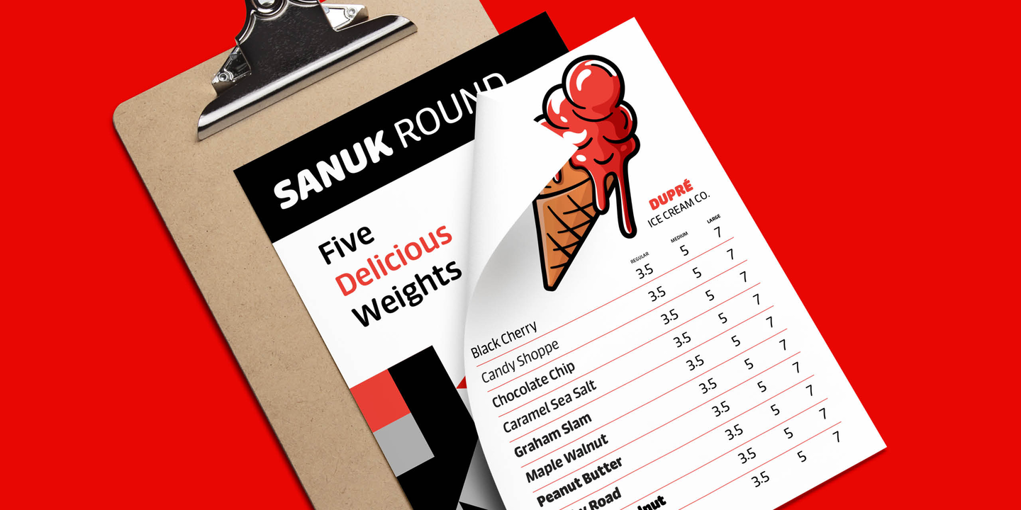 Przykładowa czcionka FF Sanuk Round #2